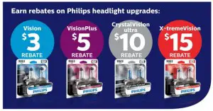 Philips Headlamp Bulb Rebate